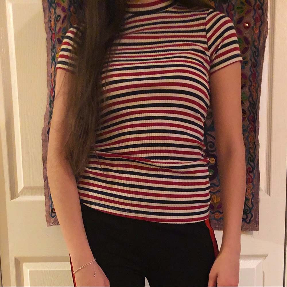 American Apparel turtle neck short sleeve